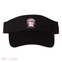 Halloween Breast Cancer Is Boo Sheet Groovy Spooky Mom Visor thumb 0