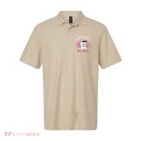 Halloween Breast Cancer Is Boo Sheet Groovy Spooky Mom Polo thumb 0
