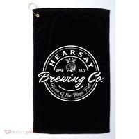 Hearsay Brewing Co Home Of The Mega Pint That’S Hearsay Golf Towel thumb 0