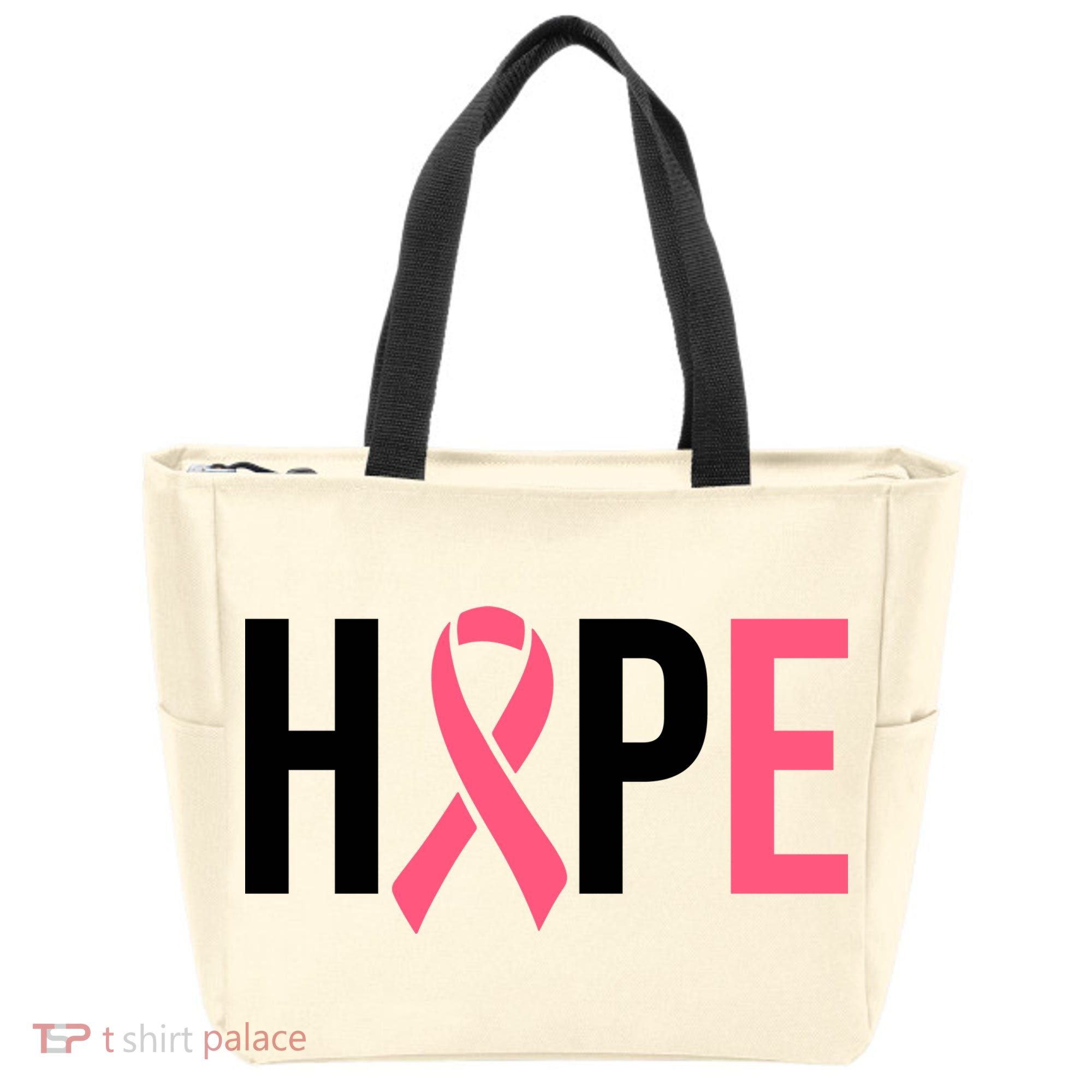 Hope Breast Cancer Awareness Tote Bag