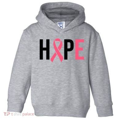 Hope Breast Cancer Awareness Toddler Hoodie