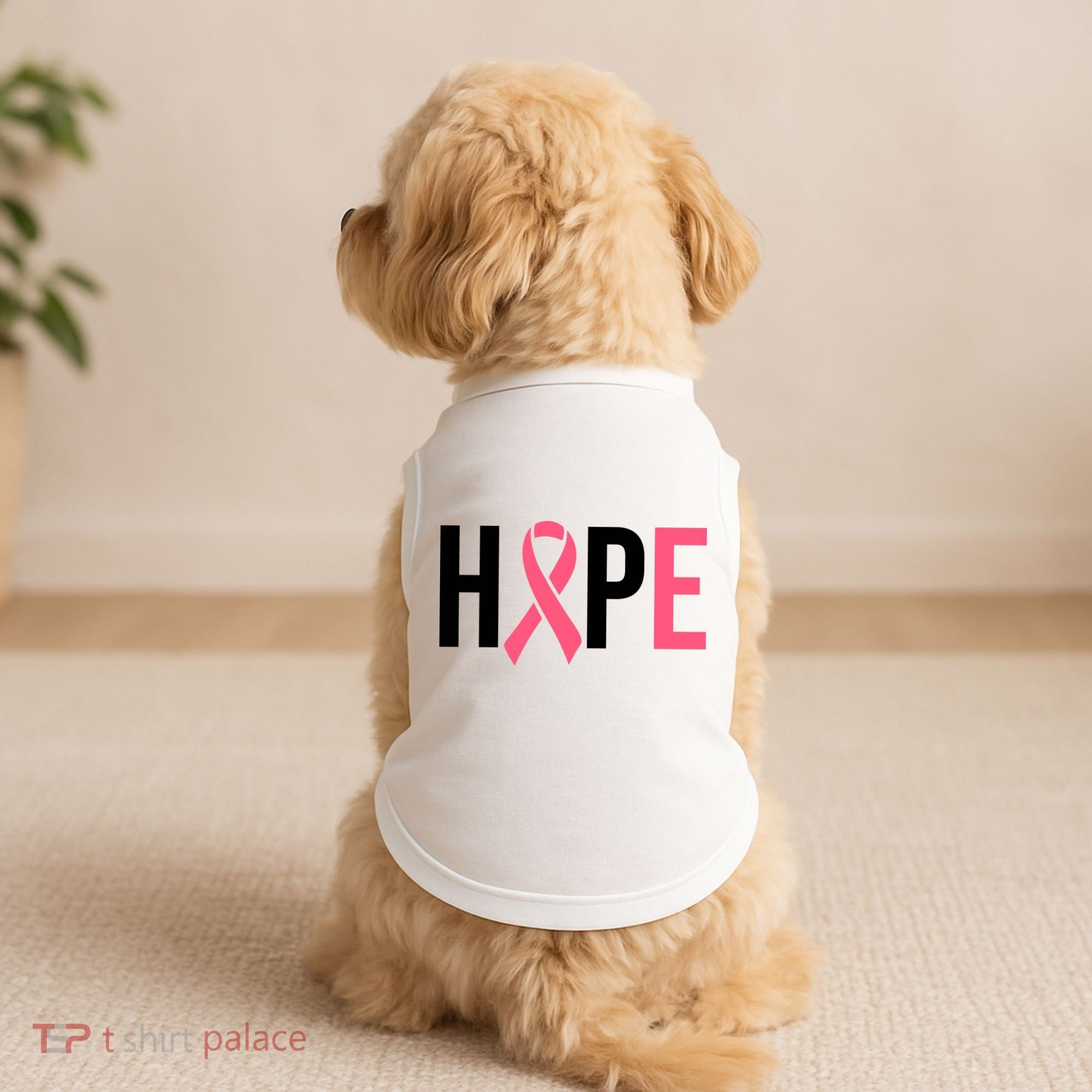 Hope Breast Cancer Awareness Doggie Tank
