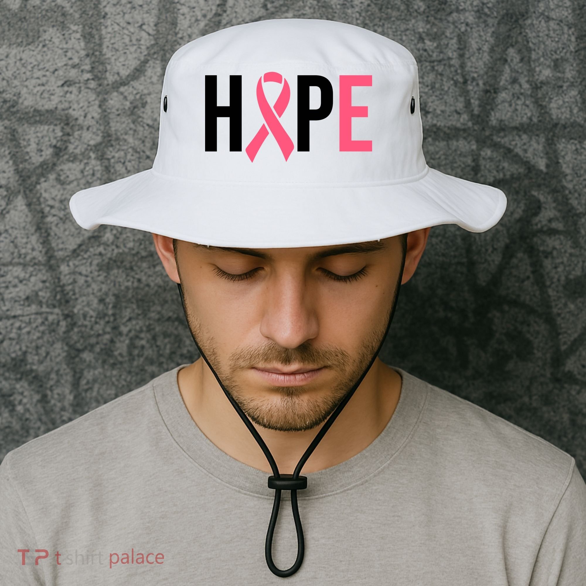 Hope Breast Cancer Awareness Bucket Hat
