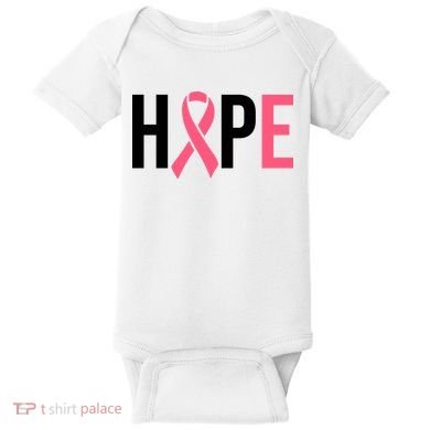 Hope Breast Cancer Awareness Baby Bodysuit