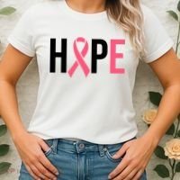 Hope Breast Cancer Awareness Women's T-Shirt thumb 2