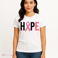 Hope Breast Cancer Awareness Women's T-Shirt thumb 4