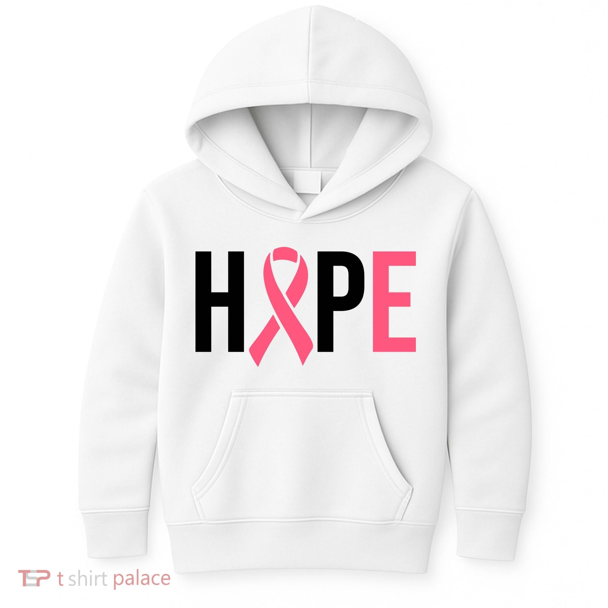 Hope Breast Cancer Awareness Kids Hoodie