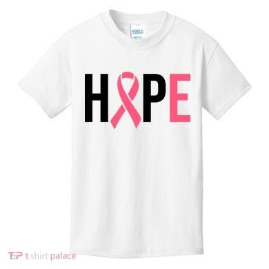 Hope Breast Cancer Awareness Kids T-Shirt