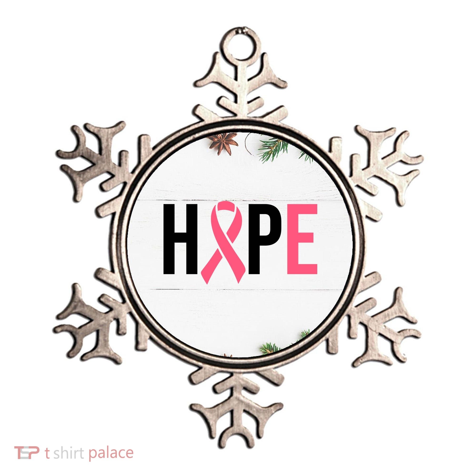 Hope Breast Cancer Awareness Ornament