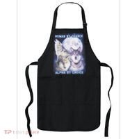 Human By Chance Alpha By Choice Alpha Wolf Apron thumb 0