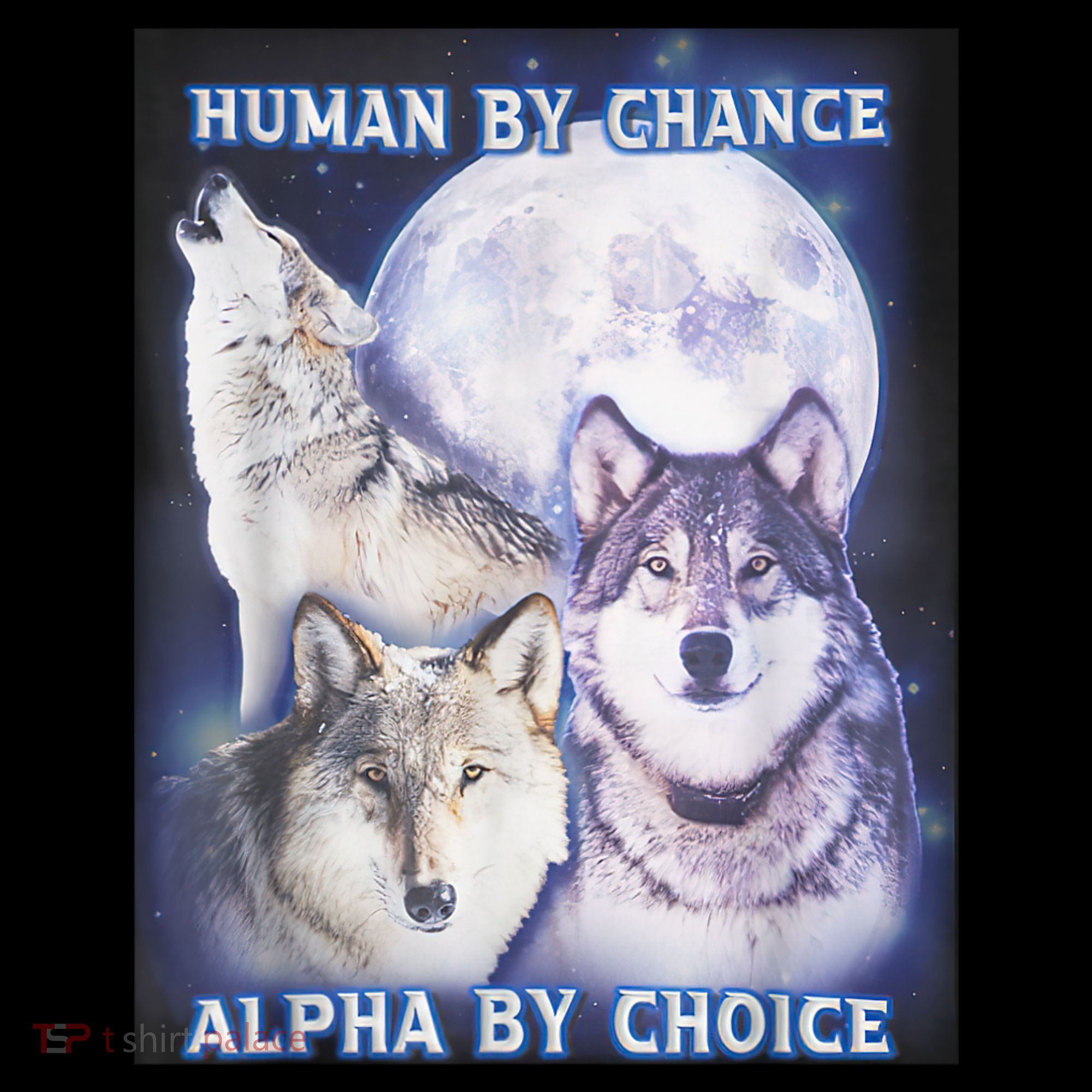 Human By Chance Alpha By Choice Alpha Wolf Mousepad