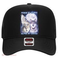 Human By Chance Alpha By Choice Alpha Wolf Hat thumb 0