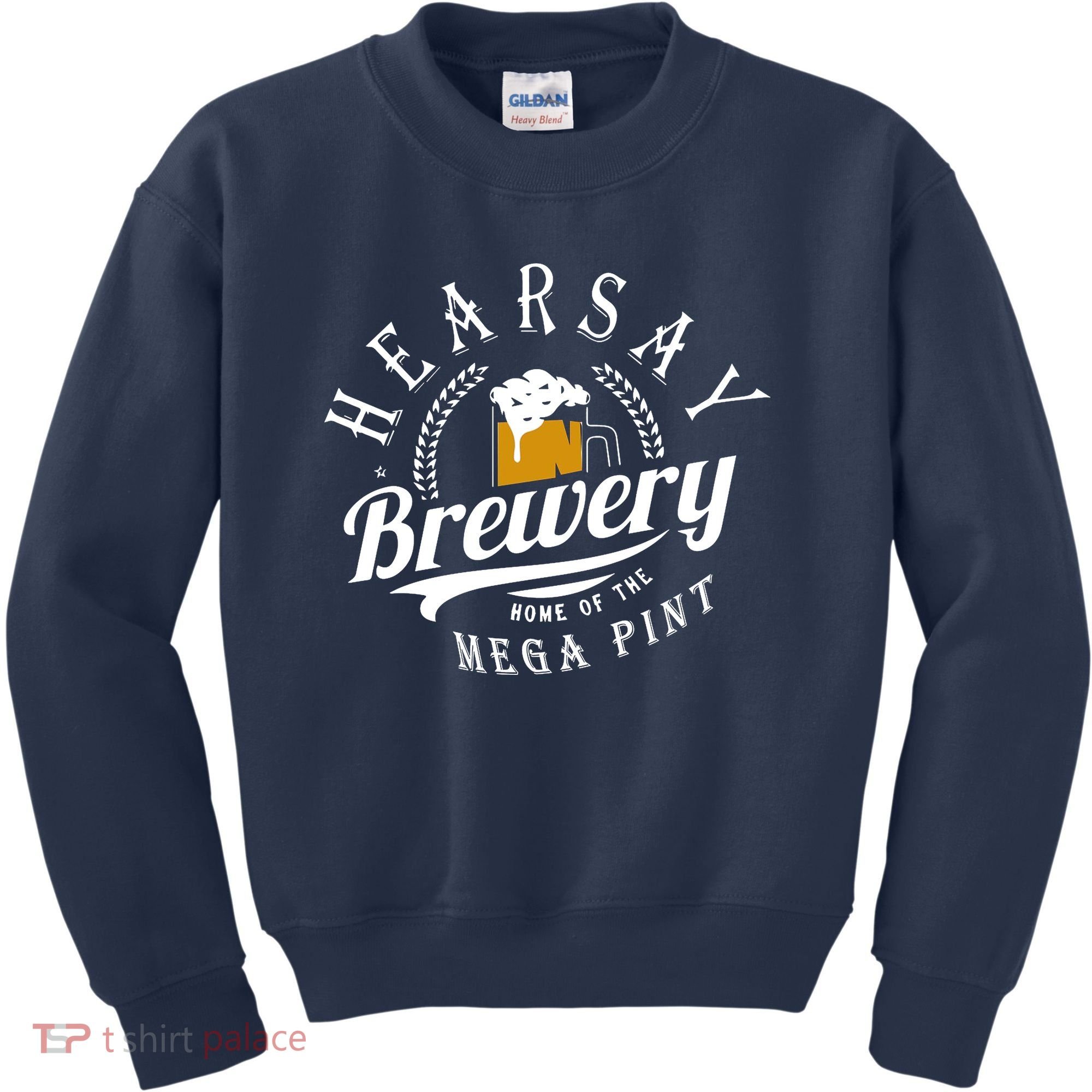 Hearsay Brewing Company Home Of The Mega Pint Kids Sweatshirt