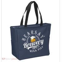 Hearsay Brewing Company Home Of The Mega Pint Tote Bag thumb 2