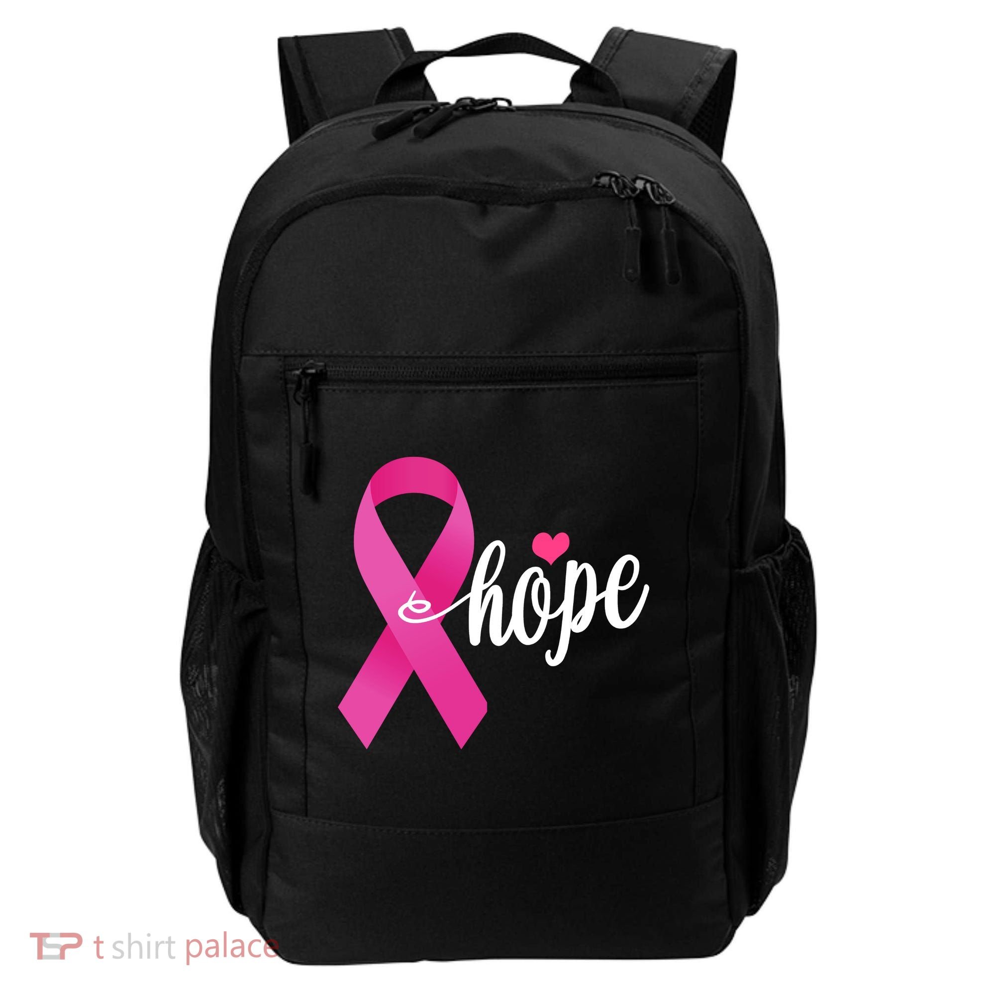 Hope Breast Cancer Awareness Ribbon Backpack