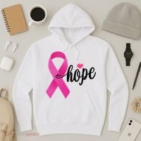 Hope Breast Cancer Awareness Ribbon Hoodie thumb 3