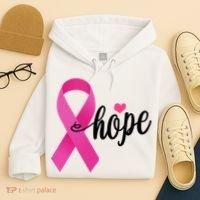 Hope Breast Cancer Awareness Ribbon Hoodie thumb 4