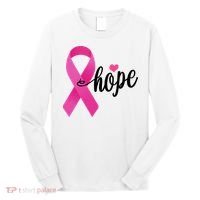 Hope Breast Cancer Awareness Ribbon Long Sleeve Shirt thumb 0