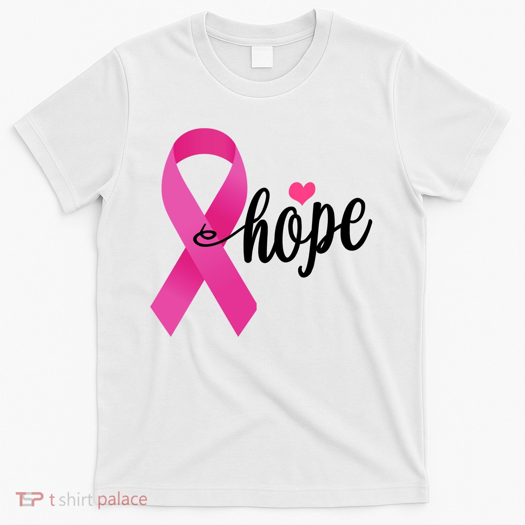 Hope Breast Cancer Awareness Ribbon T-Shirt