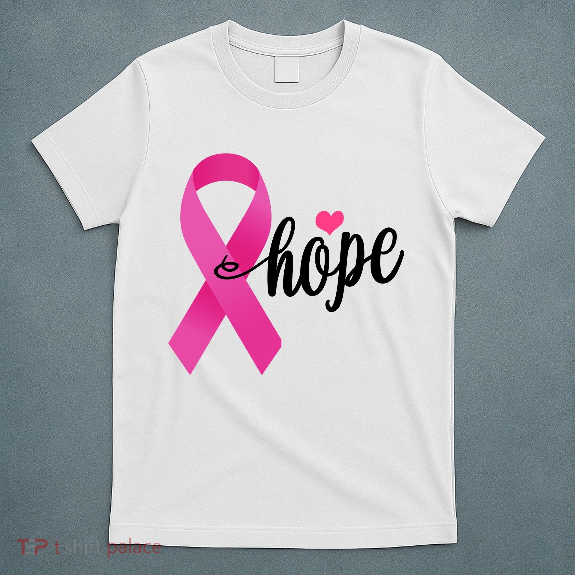 Hope Breast Cancer Awareness Ribbon T-Shirt