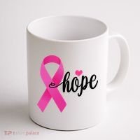 Hope Breast Cancer Awareness Ribbon Coffee Mug thumb 1