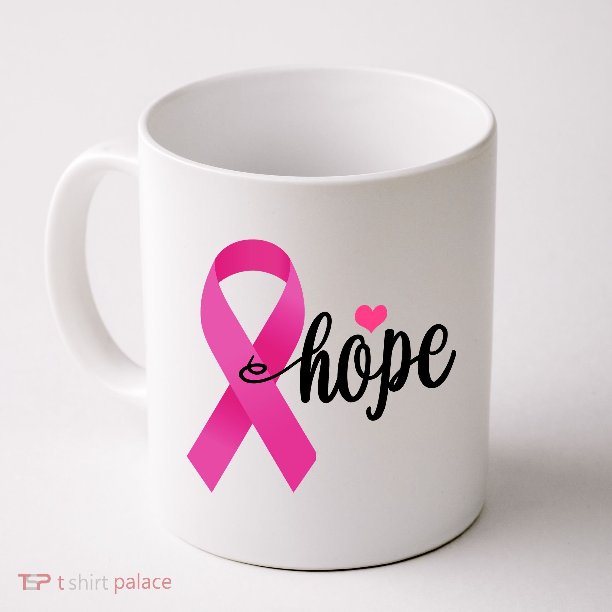 Hope Breast Cancer Awareness Ribbon Coffee Mug