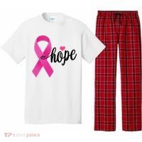 Hope Breast Cancer Awareness Ribbon Pajama Set thumb 0