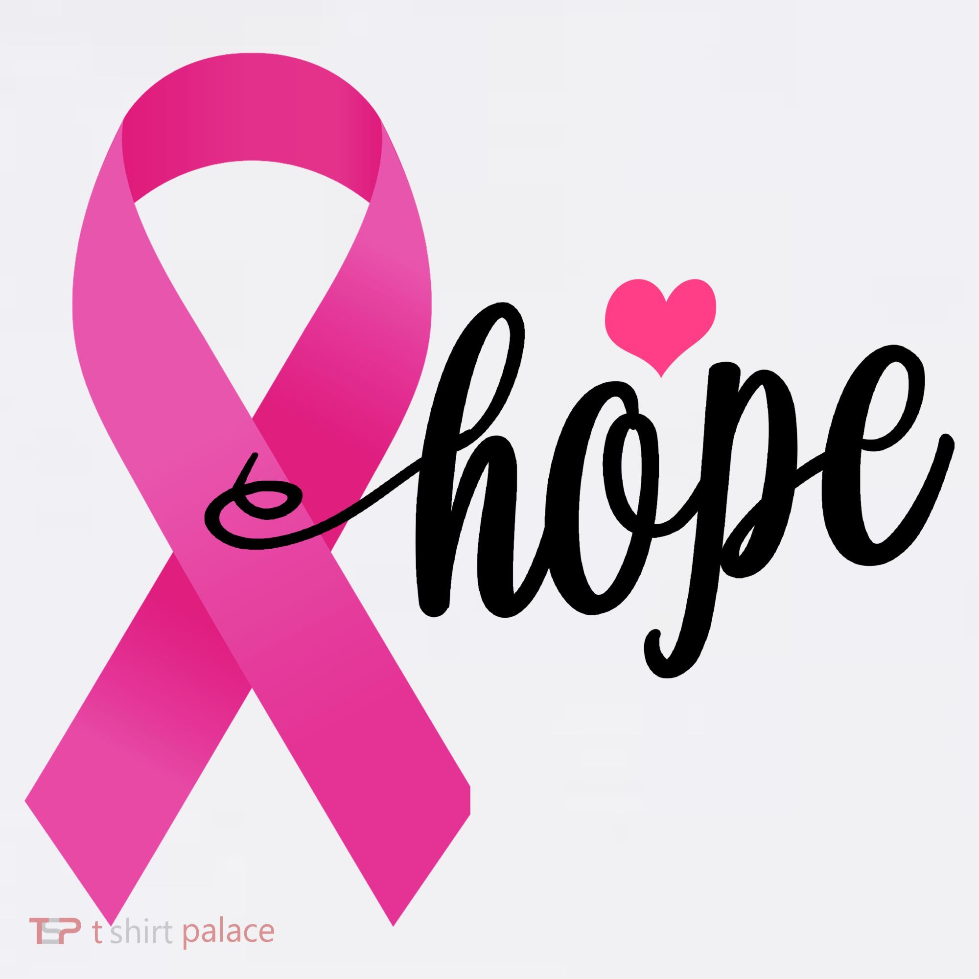Hope Breast Cancer Awareness Ribbon Women's Hoodie