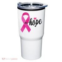 Hope Breast Cancer Awareness Ribbon Tumbler thumb 0