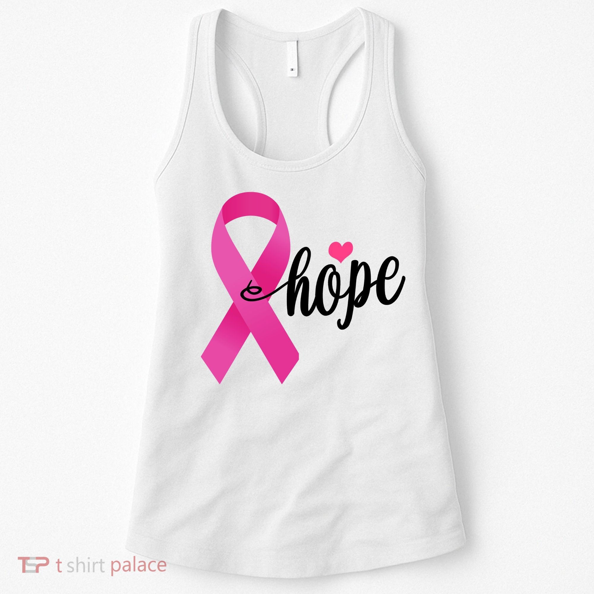 Hope Breast Cancer Awareness Ribbon Women's Tank Top
