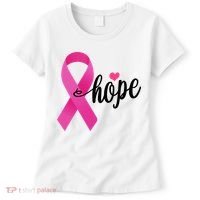 Hope Breast Cancer Awareness Ribbon Women's T-Shirt thumb 0