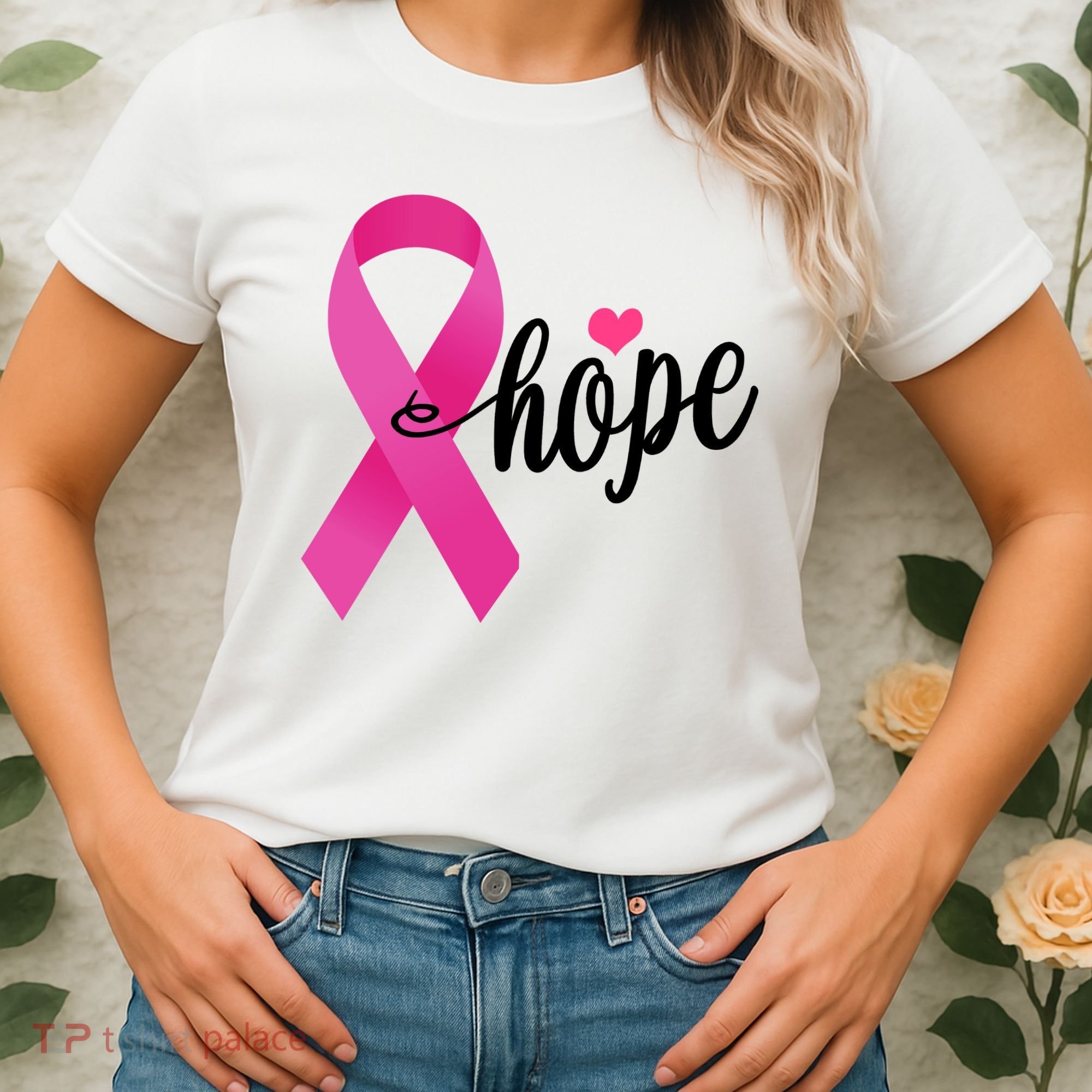 Hope Breast Cancer Awareness Ribbon Women's T-Shirt