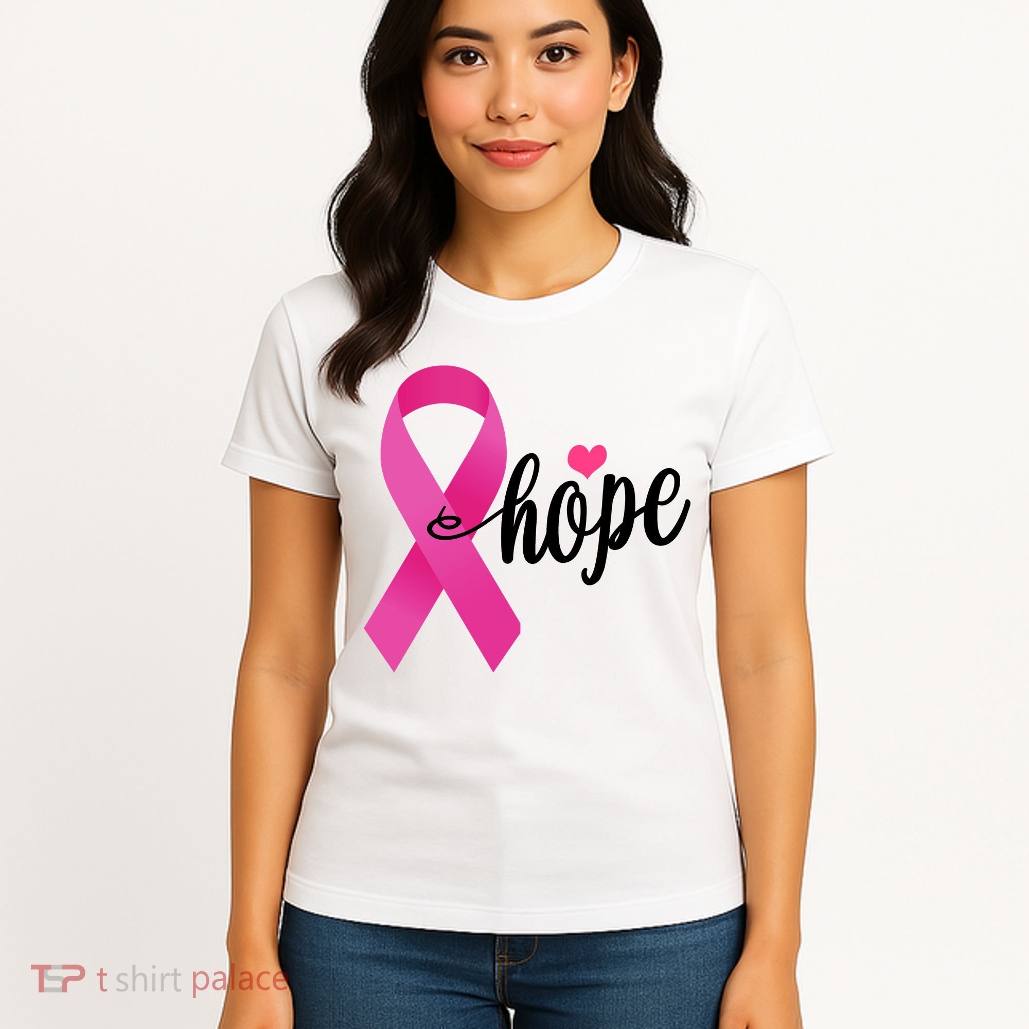 Hope Breast Cancer Awareness Ribbon Women's T-Shirt
