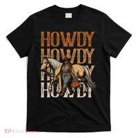 Howdy Black Cowgirl Country Western Rodeo Melanin Texas T-Shirt thumb 0