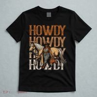 Howdy Black Cowgirl Country Western Rodeo Melanin Texas T-Shirt thumb 5