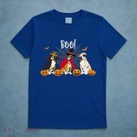 Halloween Boxer Dog Boo With Pumpkin Funny Gifts T-Shirt thumb 5