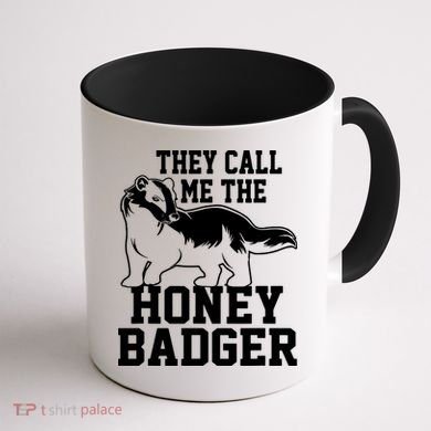 Honey Badger Dont Team Marten Coffee Mug back