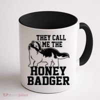 Honey Badger Dont Team Marten Coffee Mug thumb 1