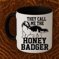 Honey Badger Dont Team Marten Coffee Mug thumb 2