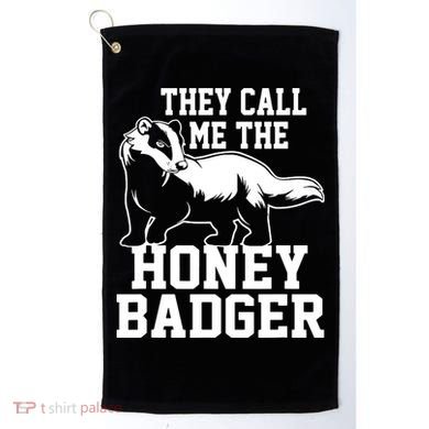 Honey Badger Dont Team Marten Golf Towel