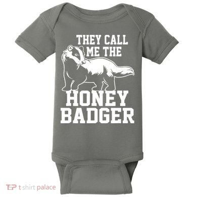 Honey Badger Dont Team Marten Baby Bodysuit