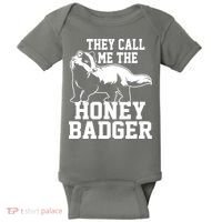 Honey Badger Dont Team Marten Baby Bodysuit thumb 0
