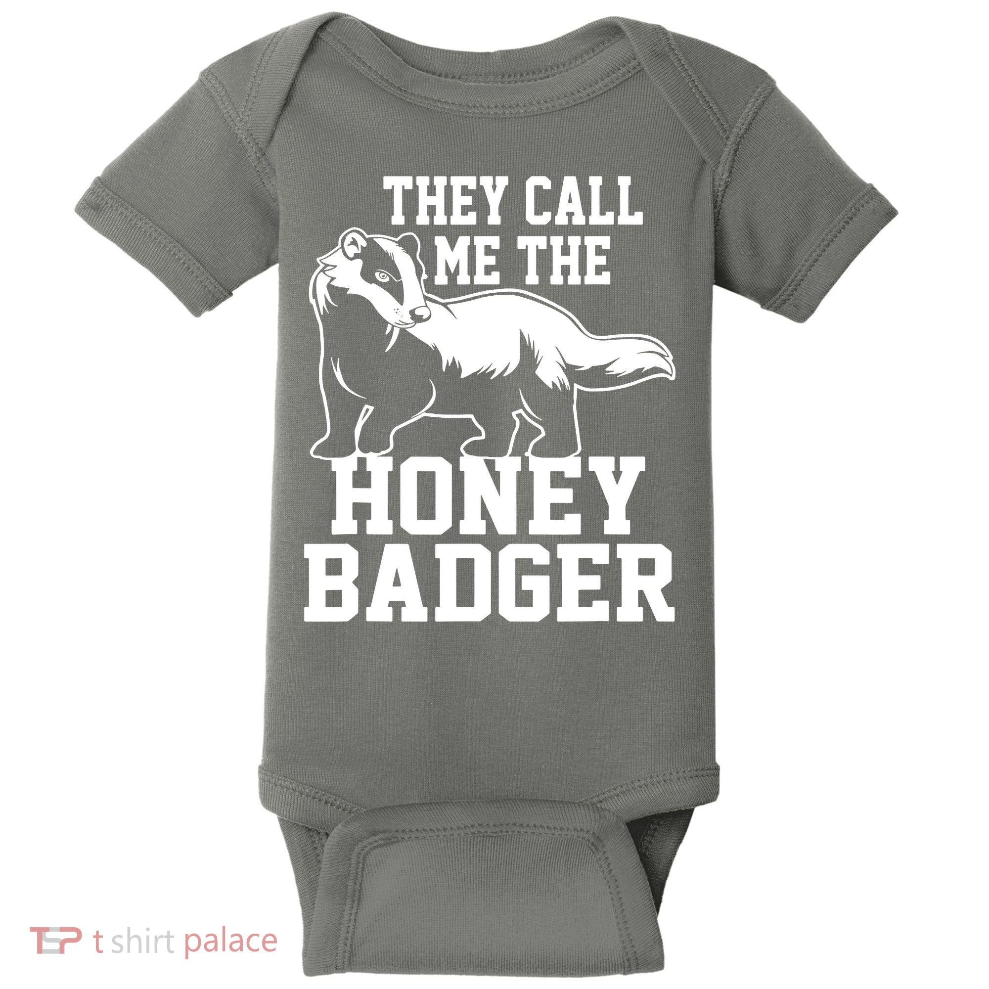 Honey Badger Dont Team Marten Baby Bodysuit