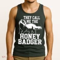 Honey Badger Dont Team Marten Tank Top thumb 3