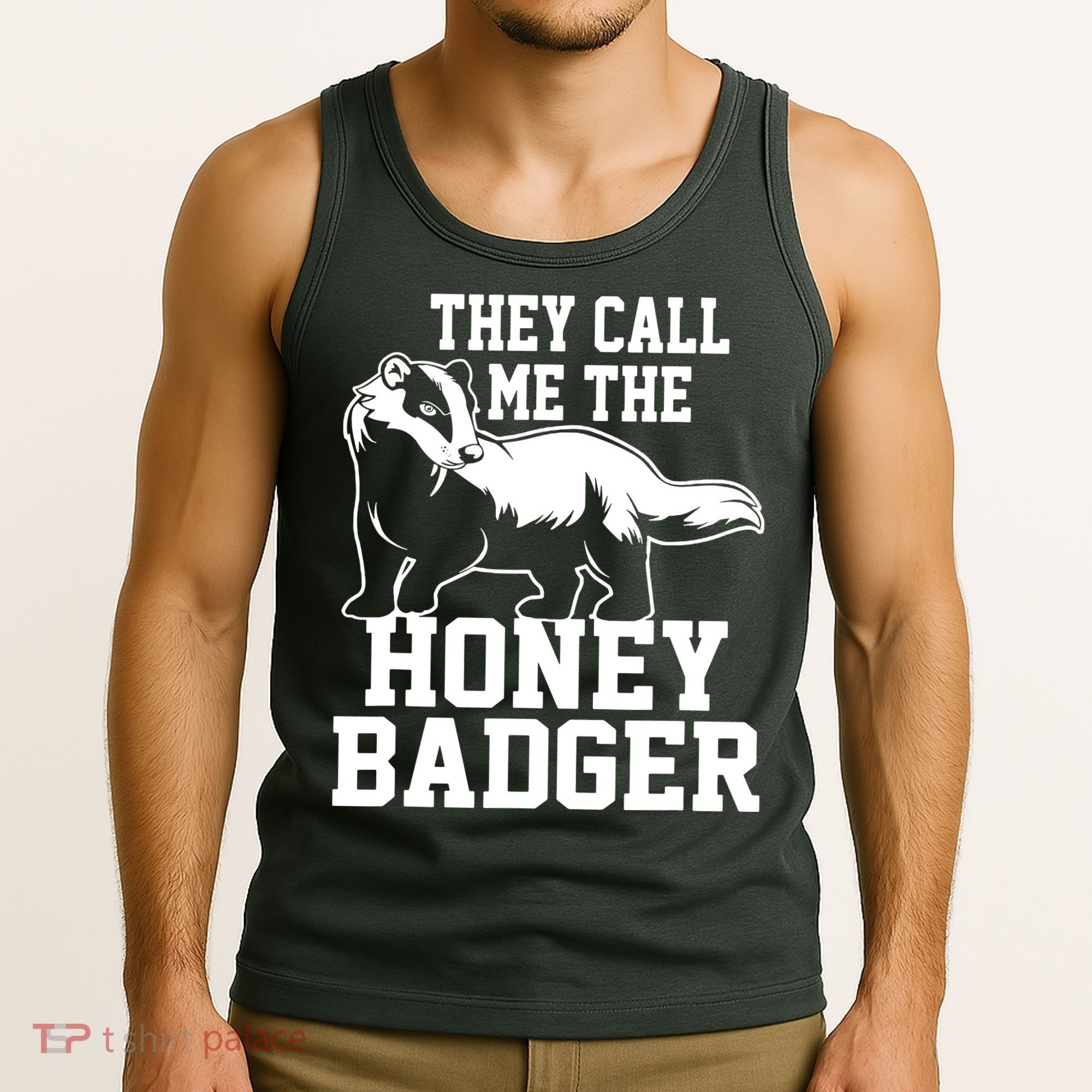 Honey Badger Dont Team Marten Tank Top