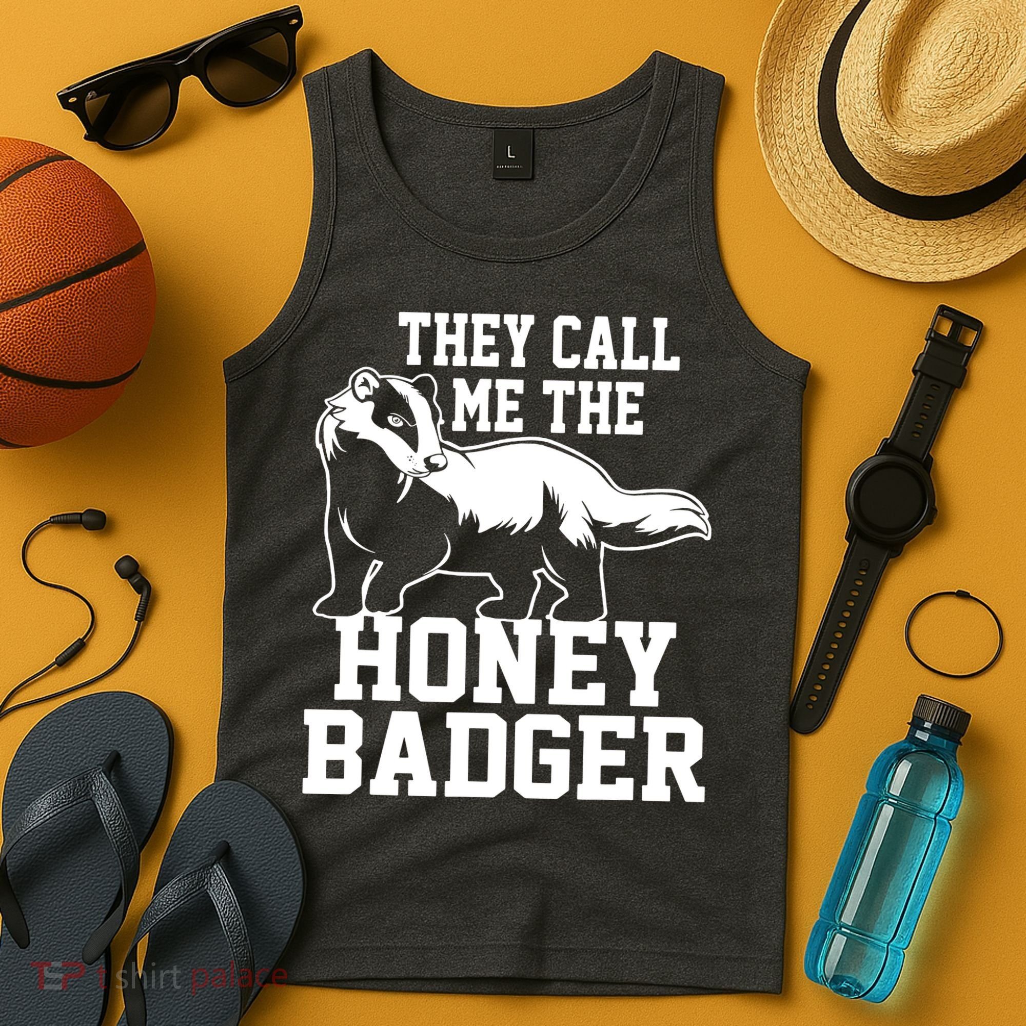 Honey Badger Dont Team Marten Tank Top