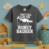 Honey Badger Dont Team Marten Toddler T-Shirt thumb 3