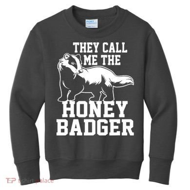 Honey Badger Dont Team Marten Kids Sweatshirt