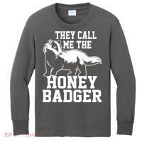 Honey Badger Dont Team Marten Kids Long Sleeve Shirt thumb 0