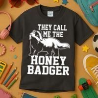 Honey Badger Dont Team Marten Kids T-Shirt thumb 3